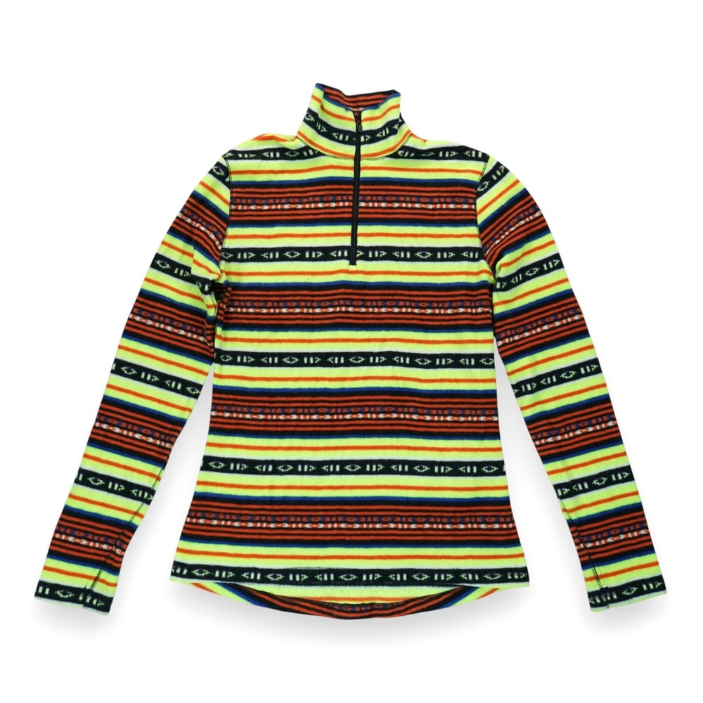 Lauren Ralph Lauren Women's Sweatshirt Neon Tribal Aztec Southwestern Fleece M‎